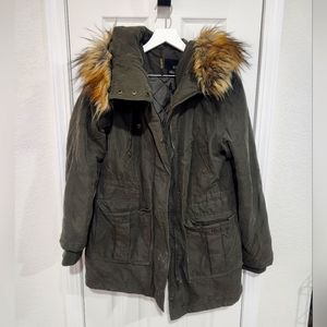 Olive winter coat